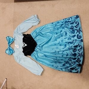 Mermaid Day Dress with Bow